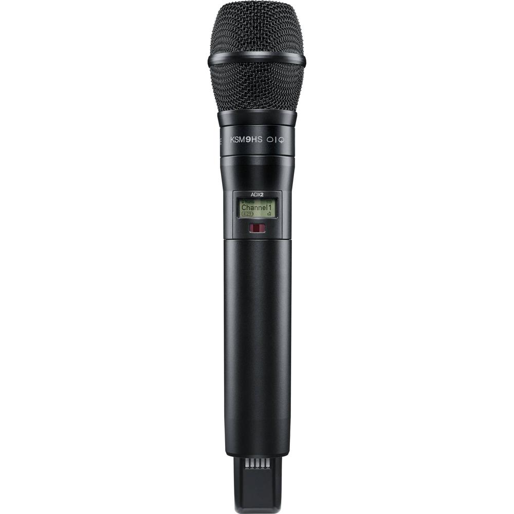 Shure ADX2/K9HSB Transmisor Inalámbrico de Mano Digital con Cápsula KSM9HS (G57: 470 a 616 MHz, Negr 1404868-REG Shure ADX2/K9HSB Transmisor Inalámbrico de Mano Digital con Cápsula KSM9HS (G57: 470 a 616 MHz, Negr 1404868-REG