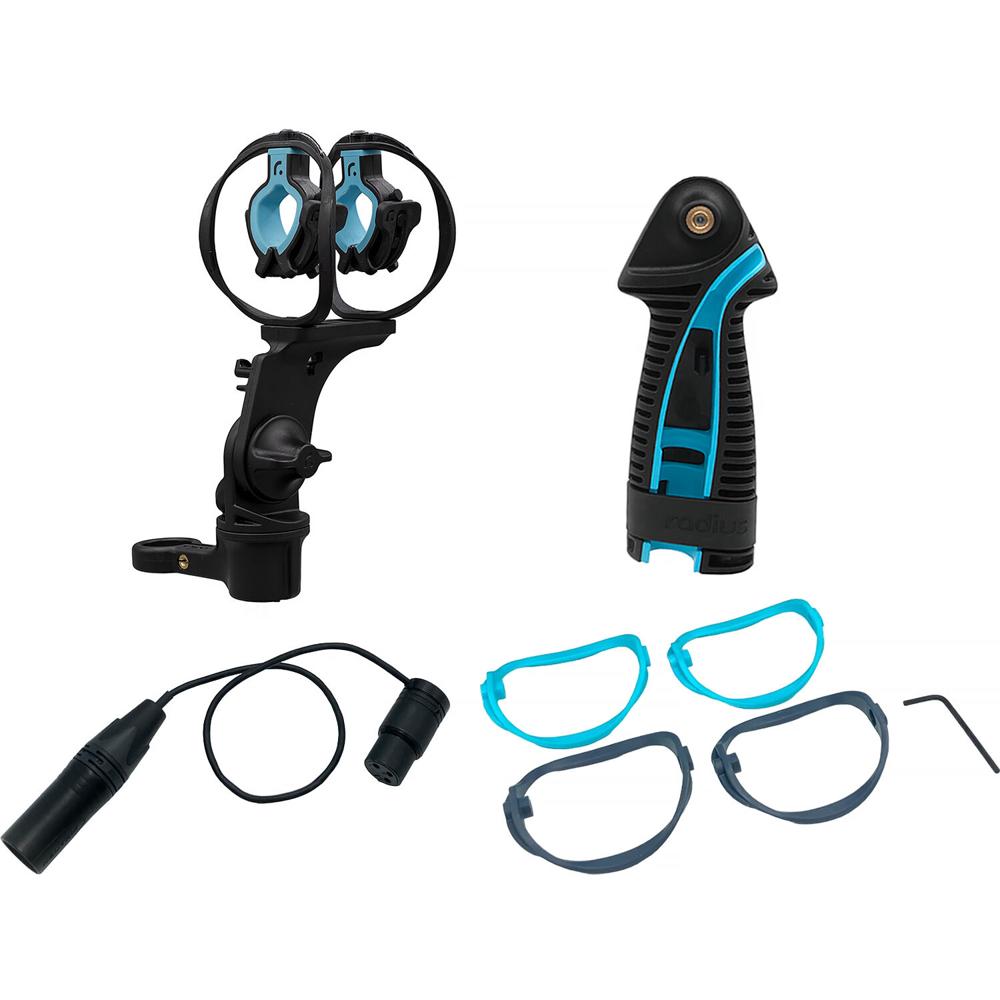 Set de Combos Radius RAD-2: Soporte Antivibración con Brazo Giratorio y Mango Tipo Pistola 1838517-REG Set de Combos Radius RAD-2: Soporte Antivibración con Brazo Giratorio y Mango Tipo Pistola 1838517-REG