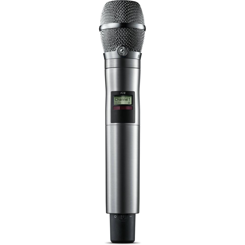 Shure AD2/K11N Transmisor Inalámbrico de Mano Digital con Cápsula KSM11 (G57: 470 a 616 MHz, Níquel) 1785174-REG Shure AD2/K11N Transmisor Inalámbrico de Mano Digital con Cápsula KSM11 (G57: 470 a 616 MHz, Níquel) 1785174-REG