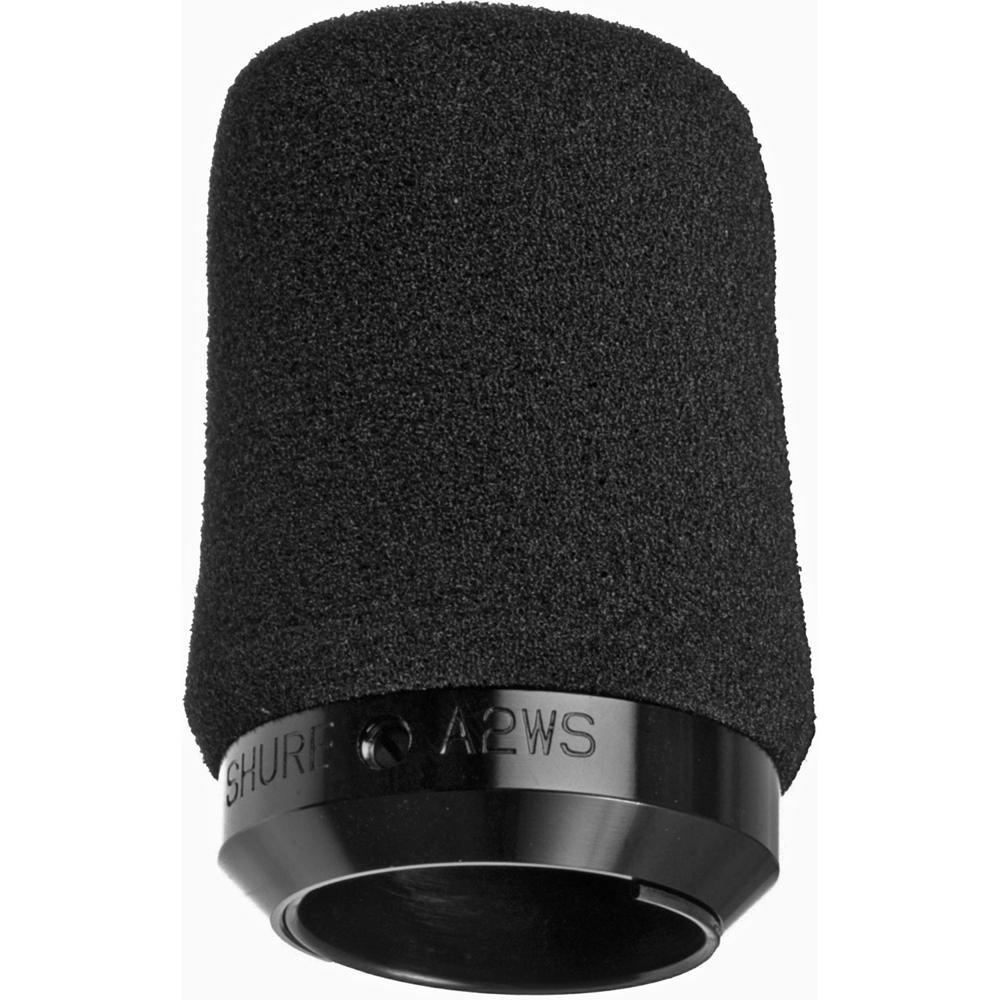 Shure A2WS-BK Filtro de Espuma Negro con Sistema de Bloqueo para Micrófonos de la Serie 545 y SM57 68595-REG Shure A2WS-BK Filtro de Espuma Negro con Sistema de Bloqueo para Micrófonos de la Serie 545 y SM57 68595-REG