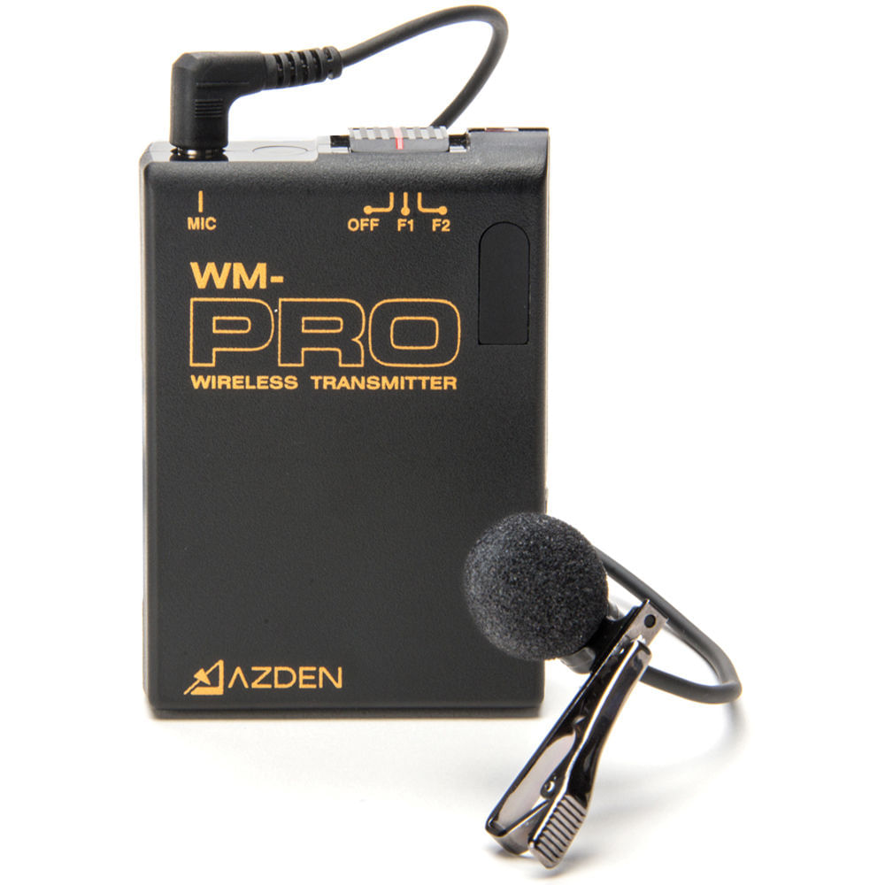 Transmisor Inalámbrico Azden WLT/PRO VHF con Micrófono Lavalier Omnidireccional EX-503 (169.445 & 17 3655-REG Transmisor Inalámbrico Azden WLT/PRO VHF con Micrófono Lavalier Omnidireccional EX-503 (169.445 & 17 3655-REG