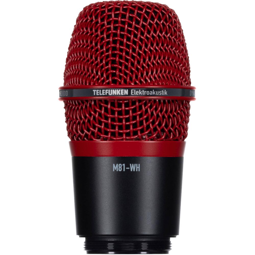 Telefunken M81-WH Micrófono Dinámico Inalámbrico Supercardioide Universal (Rojo) - Compatible con Tr 1412652-REG Telefunken M81-WH Micrófono Dinámico Inalámbrico Supercardioide Universal (Rojo) - Compatible con Tr 1412652-REG