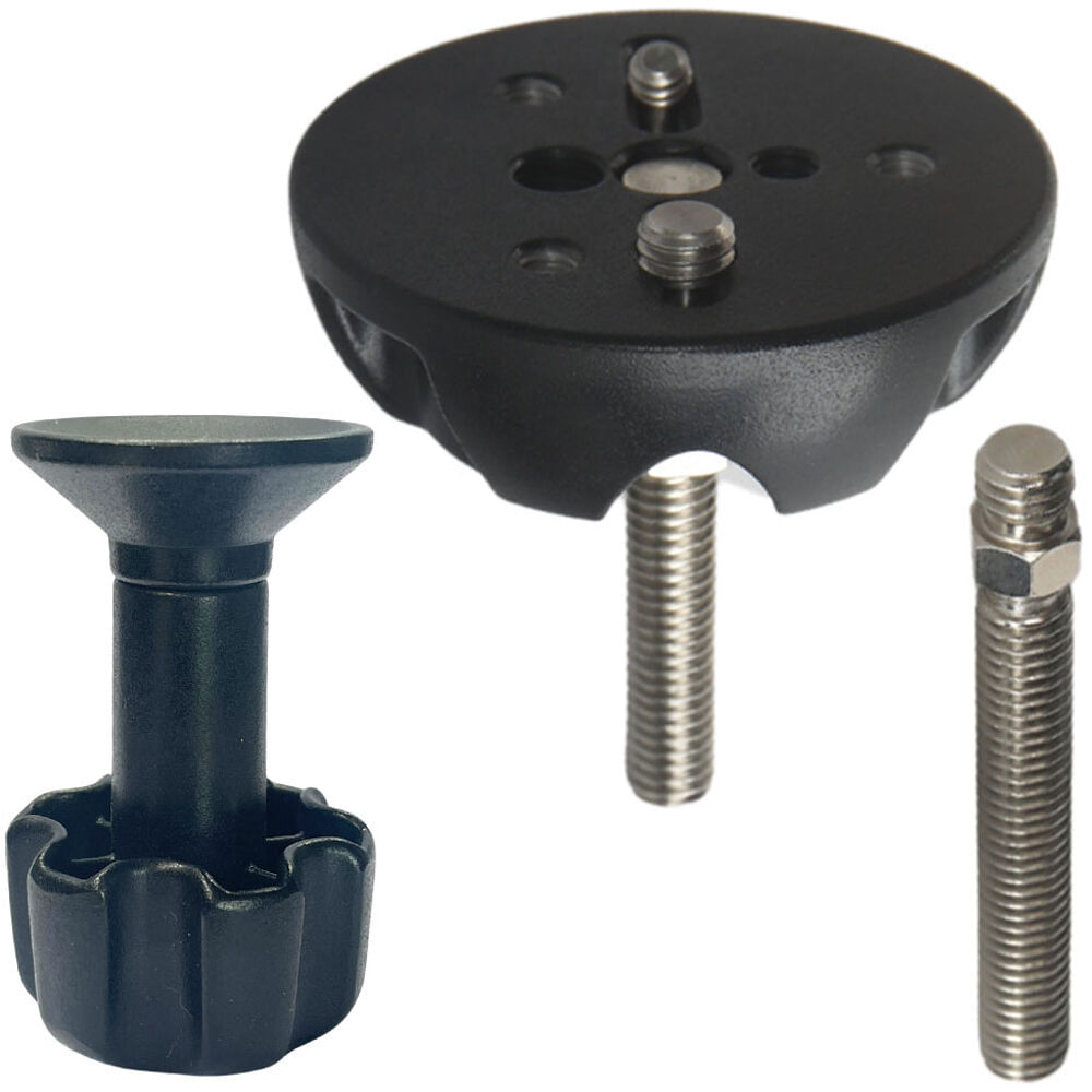 Adaptador de Trípode RigWheels PT-Zero 75mm para Cabeza de Base Plana con Tornillos de Sujeción 1/4 Adaptador de Trípode RigWheels PT-Zero 75mm para Cabeza de Base Plana con Tornillos de Sujeción 1/4