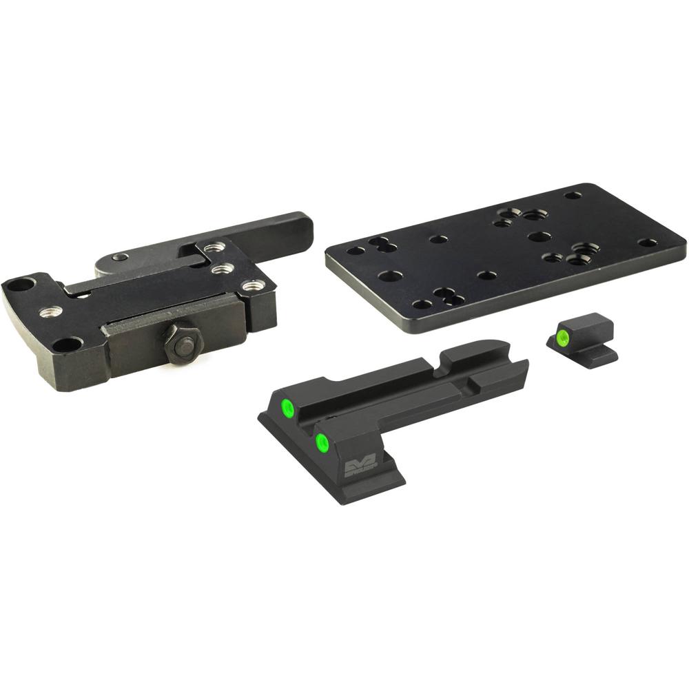 Adaptador de Montaje Micro RDS MEPROLIGHT LTD para S&W M&P - Uso Dual: Montaje BUIS y Punto Rojo, Tr 1551533-REG Adaptador de Montaje Micro RDS MEPROLIGHT LTD para S&W M&P - Uso Dual: Montaje BUIS y Punto Rojo, Tr 1551533-REG