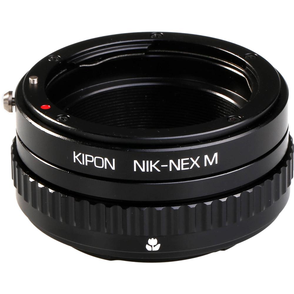 Adaptador de Montura de Lente Macro KIPON con Helicoide para Lentes Nikon F a Cámaras Sony E 1455938-REG Adaptador de Montura de Lente Macro KIPON con Helicoide para Lentes Nikon F a Cámaras Sony E 1455938-REG
