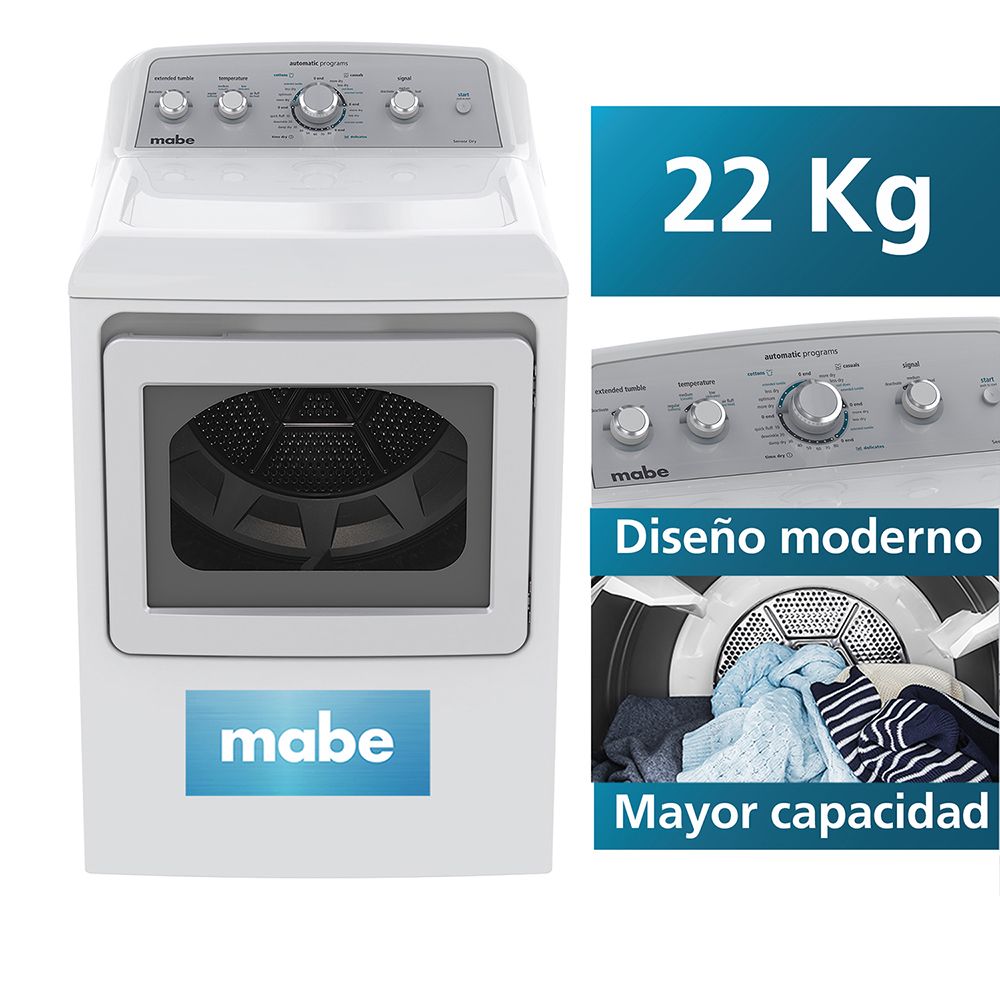 Secadora Mabe SMG47N8MSBBB0 22kg Blanco