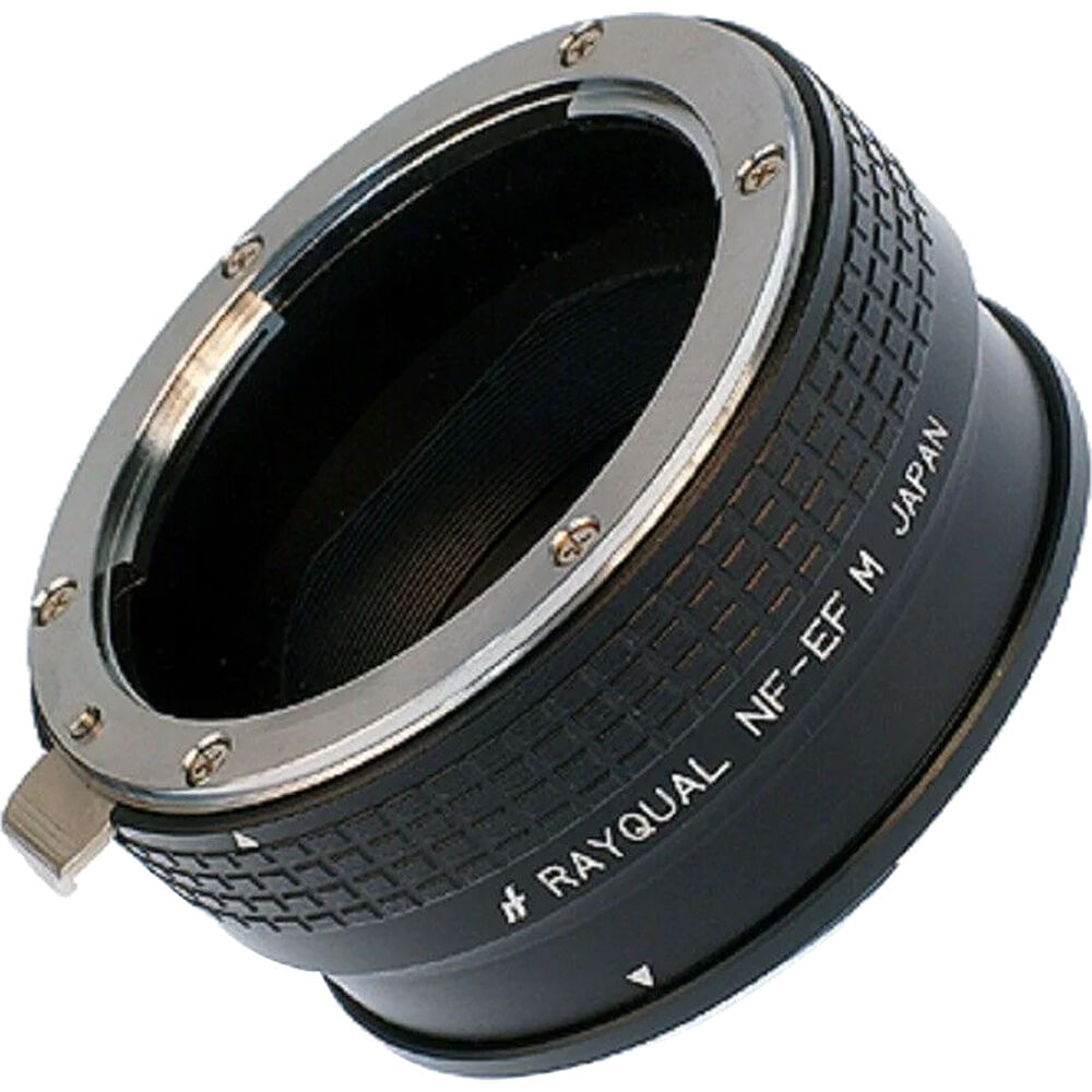 Adaptador de Lente Rayqual para Lentes Nikon F a Cámaras Canon EF-M - Enfoque Manual en Modos A y M, 1782529-REG Adaptador de Lente Rayqual para Lentes Nikon F a Cámaras Canon EF-M - Enfoque Manual en Modos A y M, 1782529-REG