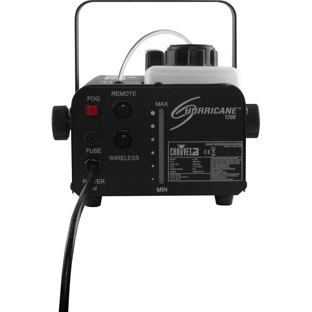 Máquina de Humo Portátil Chauvet Dj Hurricane 1200