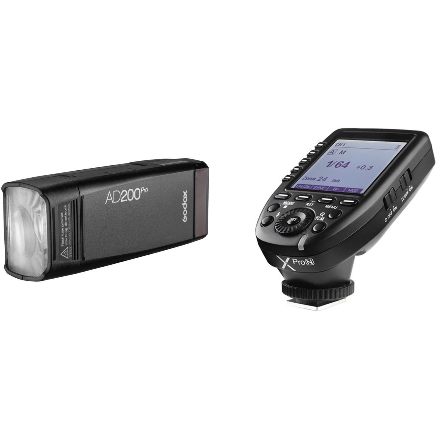 Kit de Flash de Bolsillo Godox Ad200Pro con Disparador Xpron para Nikon