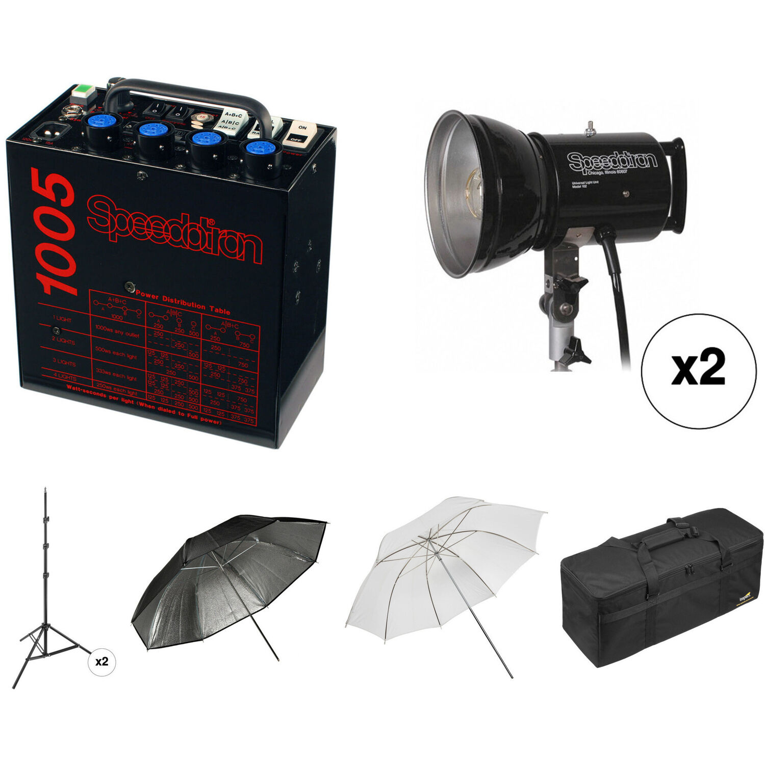 Kit de Estudio Digital Speedotron 1005 Cc con 2 Cabezales