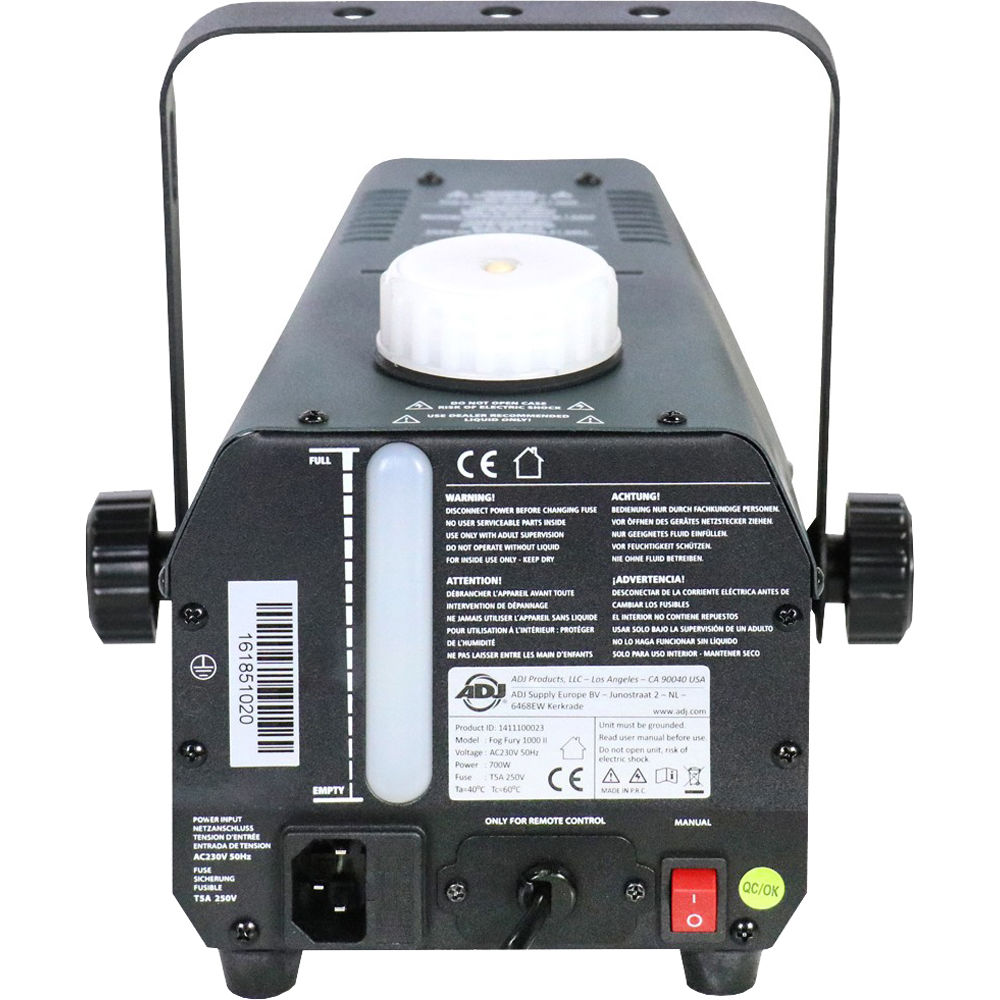 Máquina de Humo American Dj Fog Fury 1000 Ii