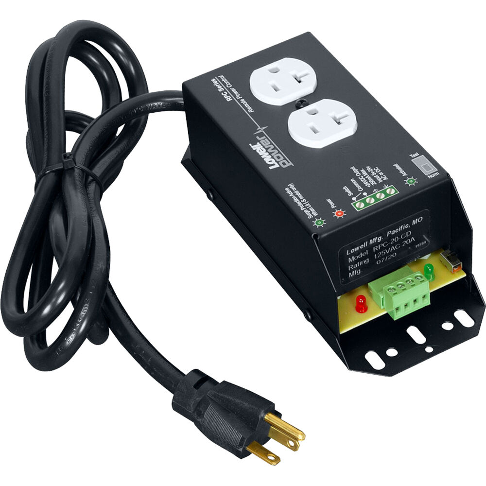 Control Remoto de Energía Lowell Manufacturing Rpc 20 Cd Cable de 6 ...