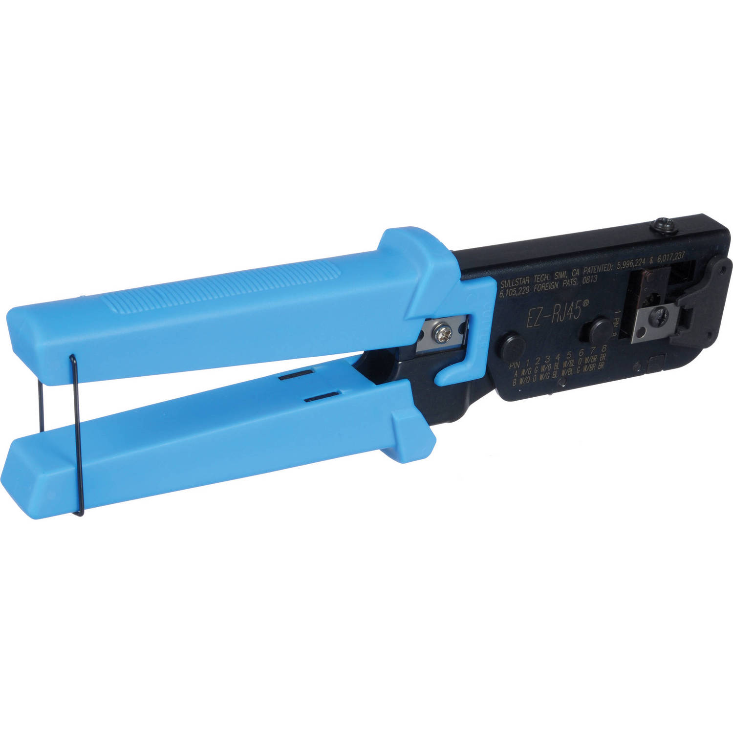 Combo Pack Platinum Tools Ez Rj45 con Herramienta de Engaste Y Conectores Cat5 5E