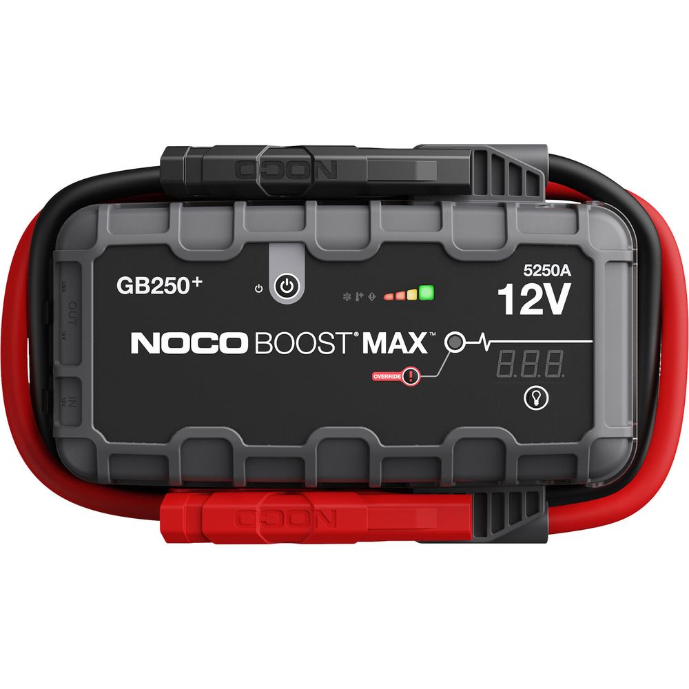 Arrancador de Batería Noco Boost Max 250+ de 5250 Amperios Y 12V Arrancador de Batería Noco Boost Max 250+ de 5250 Amperios Y 12V