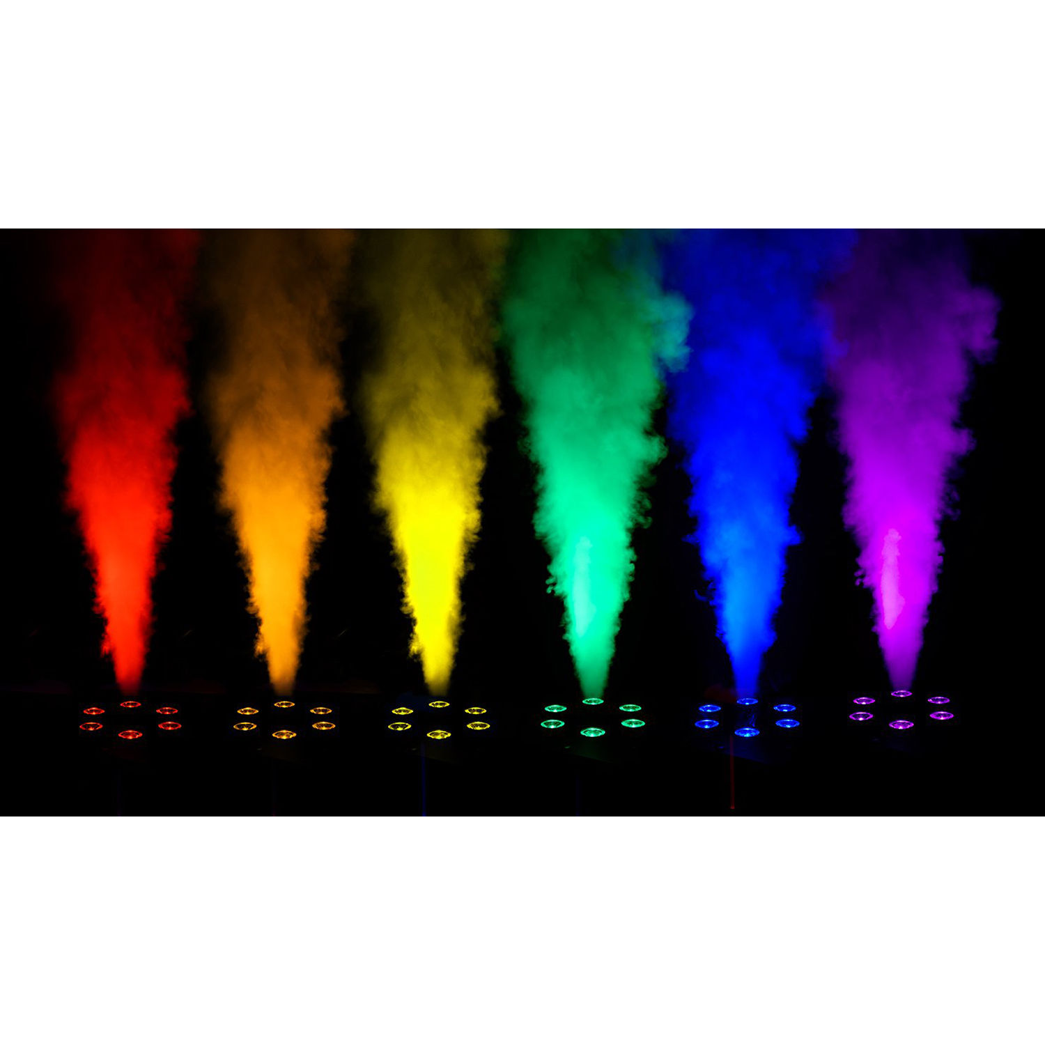 Máquina de Humo con Efecto Led Rgb Chauvet Dj Geyser T6