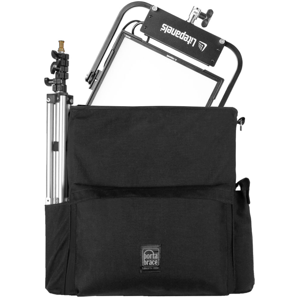 Estuche de Transporte de Cordura Portabrace para Litepanels Gemini 1X1 Negro