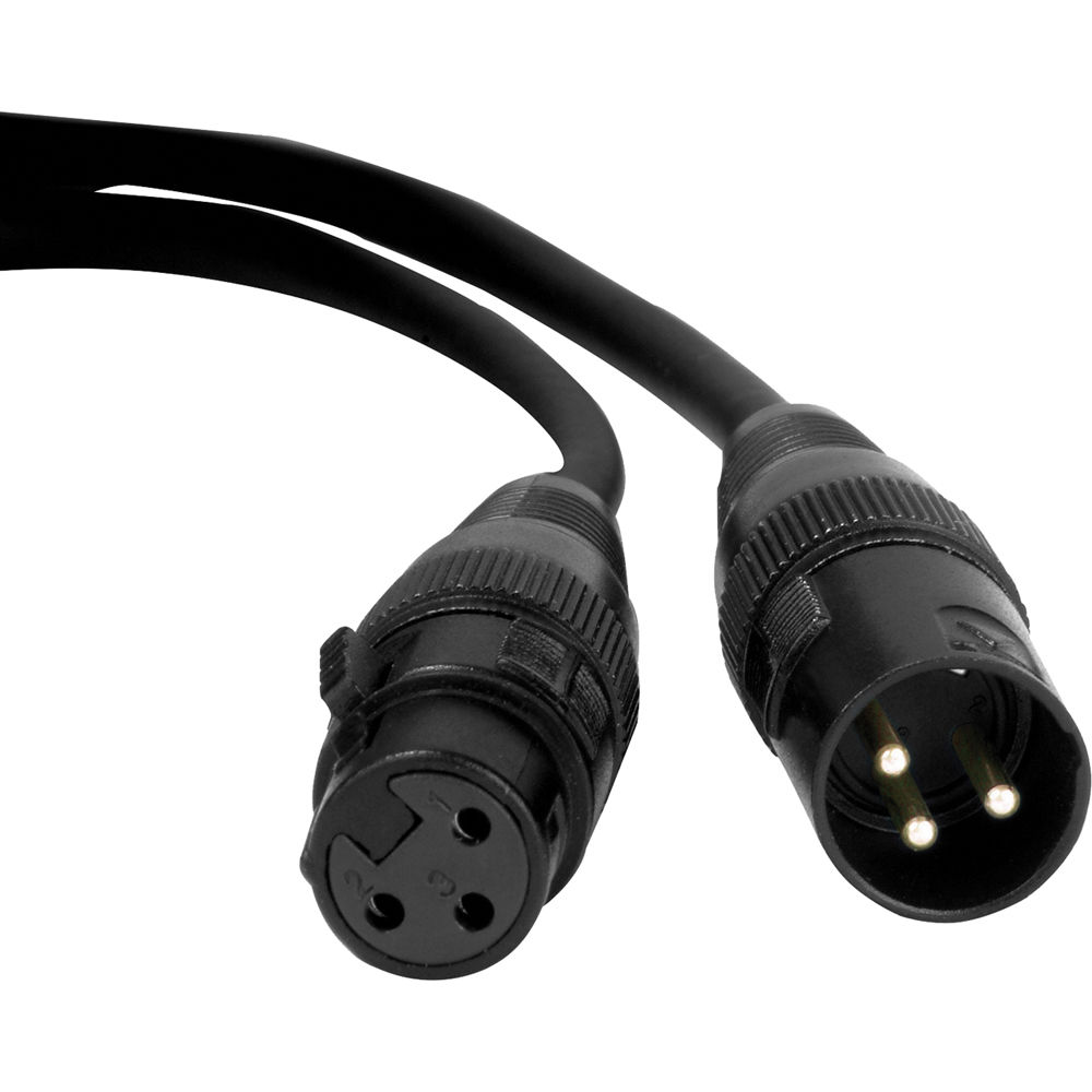 Cable Dmx American Dj Ac3Pdmxpro Accu de 3 Pies de Largo con 3 Pines Modelo Profesional.