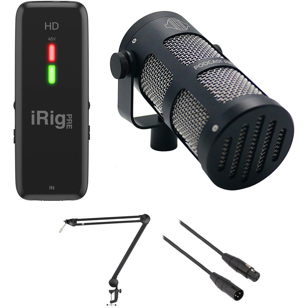 Kit de Interfaz de Audio Ik Multimedia Irig Pre Hd con Micrófono ...