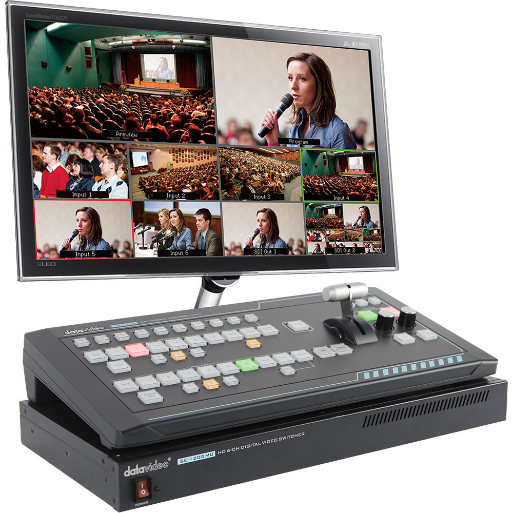 Bundle Datavideo Se 1200Mu Switcher de 6 Entradas Y Controlador Rmc 260