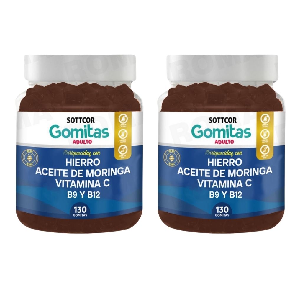 PACK 2 GOMITAS HIERRO 260 UND