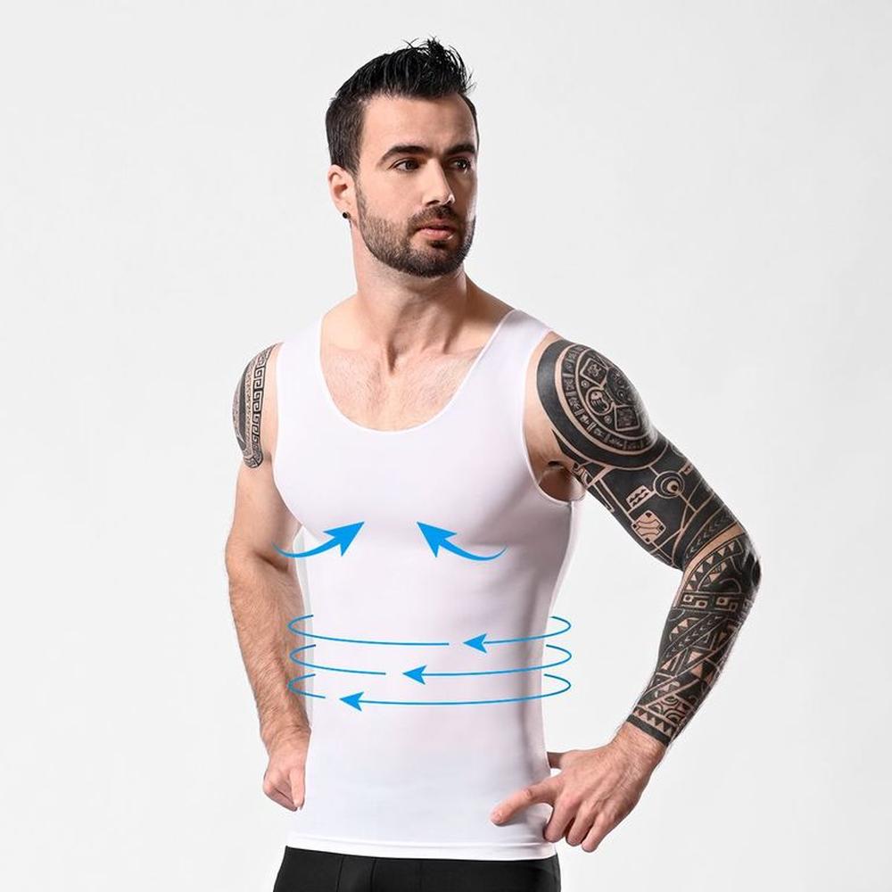 Bividi faja alta compresión cintura flacidez ginecomastia y abdomen