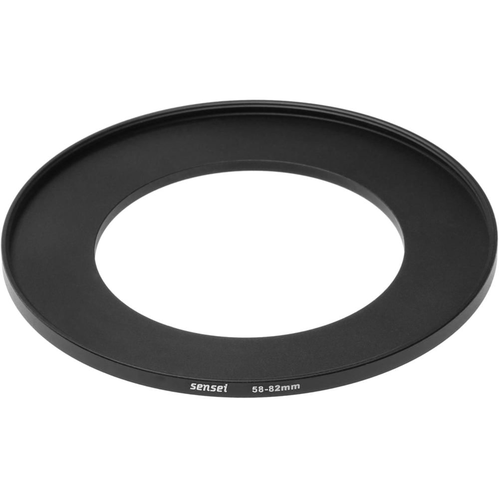 Anillo Adaptador de Aluminio Sensei 58-82mm - Usa Filtros de 82mm en Lentes de 58mm, Resistente a la 809631-REG Anillo Adaptador de Aluminio Sensei 58-82mm - Usa Filtros de 82mm en Lentes de 58mm, Resistente a la 809631-REG
