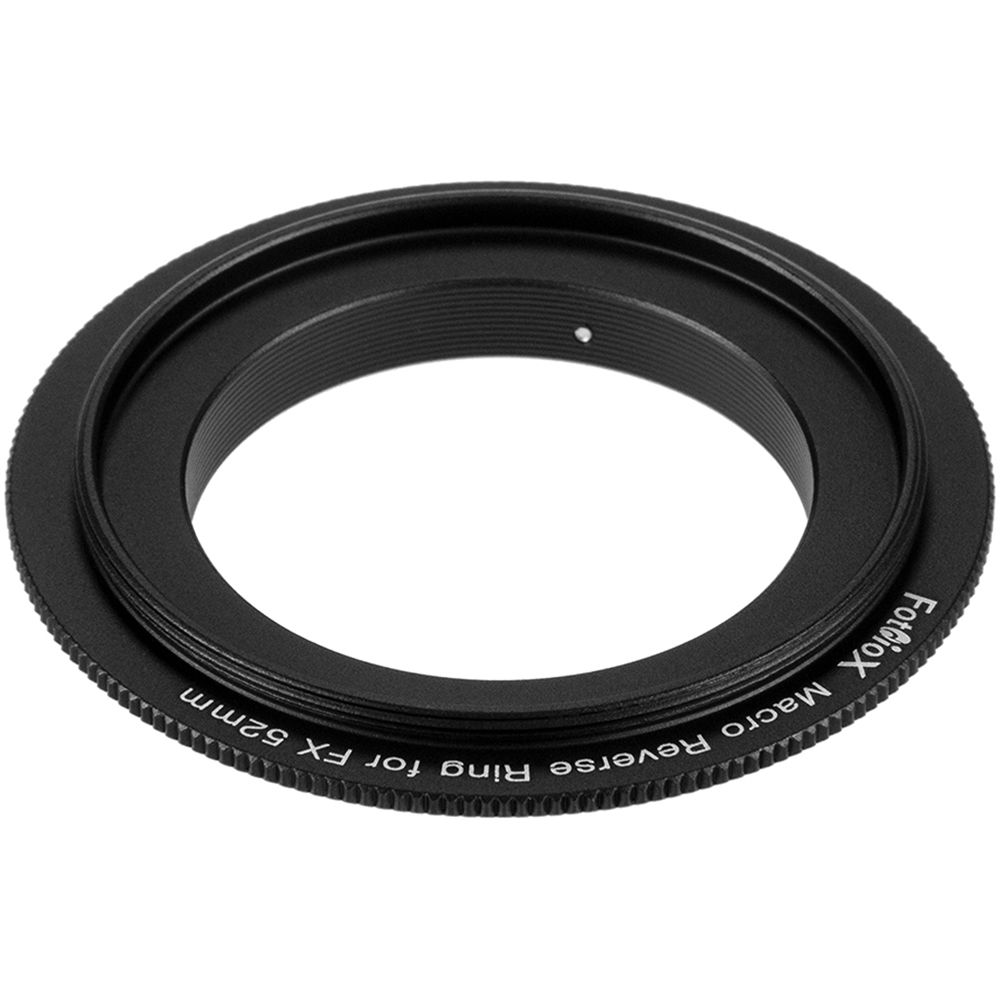 Anillo Adaptador Macro Inverso FotodioX de 52mm para Cámaras FUJIFILM X-Mount - Aluminio Anodizado 1484386-REG Anillo Adaptador Macro Inverso FotodioX de 52mm para Cámaras FUJIFILM X-Mount - Aluminio Anodizado 1484386-REG