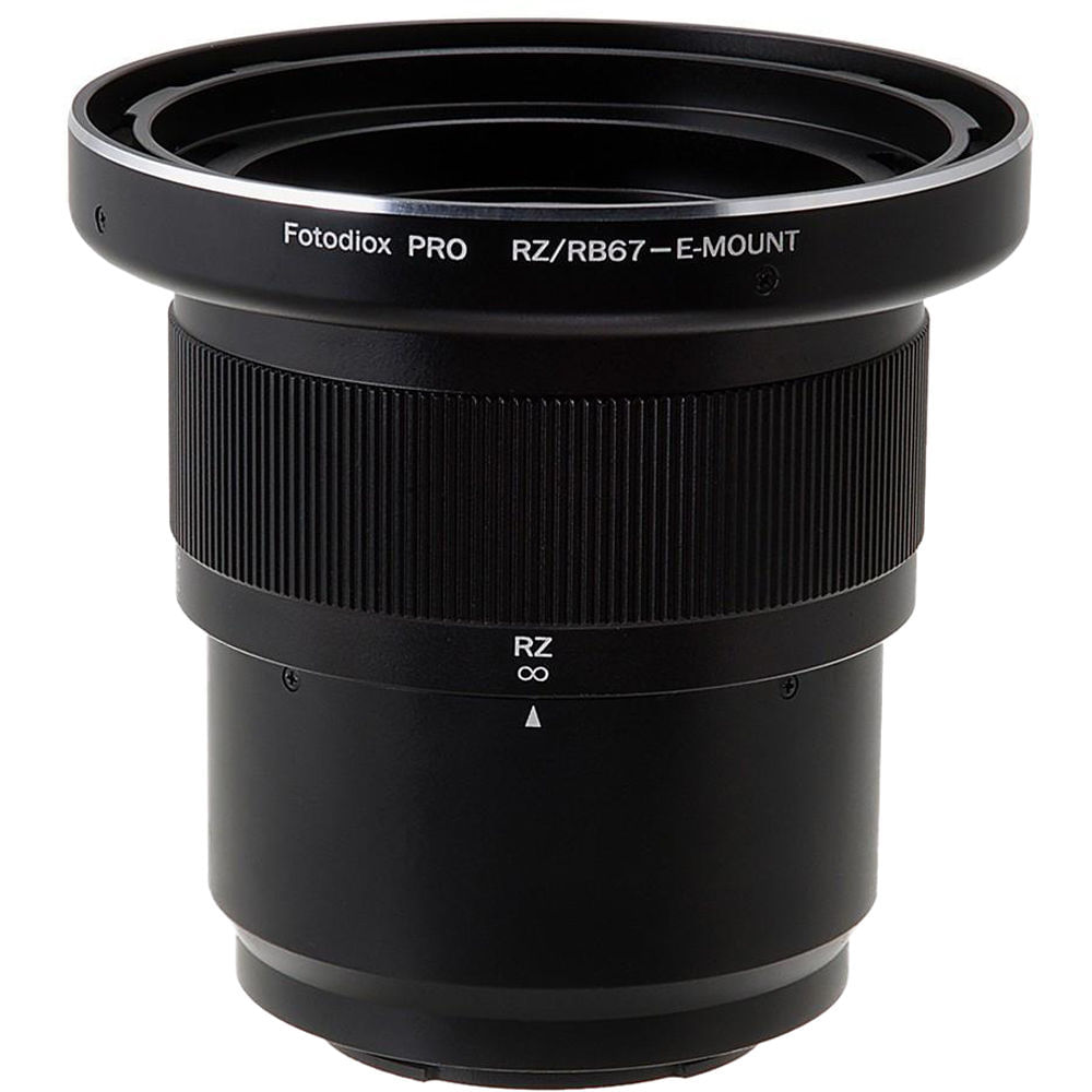 Adaptador FotodioX Pro para Lentes Mamiya RB67/RZ67 a Cámara Sony E-Mount - Soporta Enfoque Infinito 1412986-REG Adaptador FotodioX Pro para Lentes Mamiya RB67/RZ67 a Cámara Sony E-Mount - Soporta Enfoque Infinito 1412986-REG