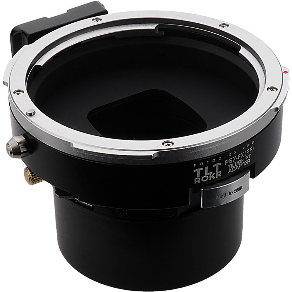 Adaptador FotodioX Pro TLT ROKR Tilt/Shift para Lentes Pentax 67 a Cámaras Fujifilm X - Desplazamien 1413580-REG Adaptador FotodioX Pro TLT ROKR Tilt/Shift para Lentes Pentax 67 a Cámaras Fujifilm X - Desplazamien 1413580-REG