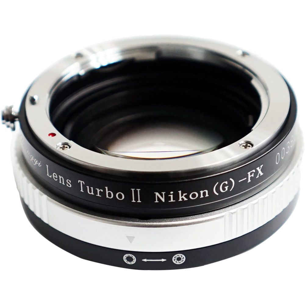 Adaptador Mitakon Zhongyi Lens Turbo V2 para Lentes Nikon F a Cuerpo Fujifilm X - Aumento de Apertur 1226782-REG Adaptador Mitakon Zhongyi Lens Turbo V2 para Lentes Nikon F a Cuerpo Fujifilm X - Aumento de Apertur 1226782-REG