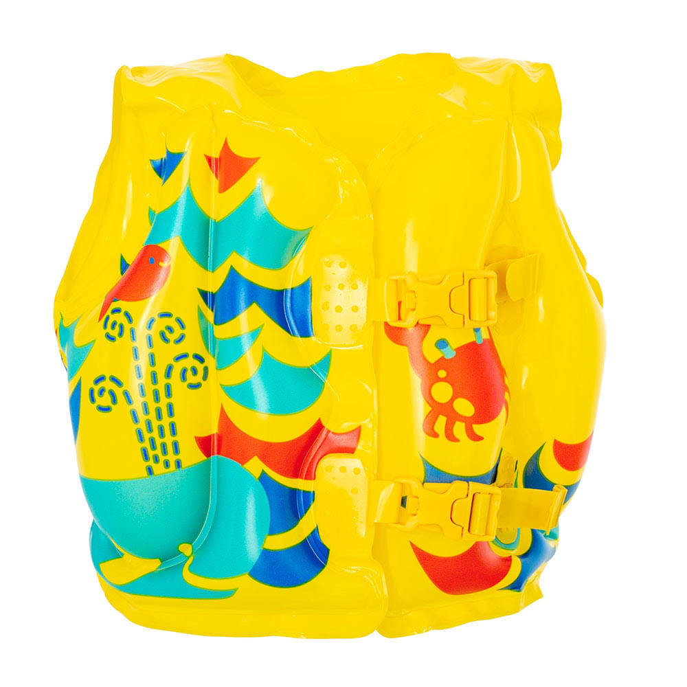Chaleco Inflable PVC Cangrejito Amarillo Bestway Chaleco Inflable PVC Cangrejito Amarillo Bestway