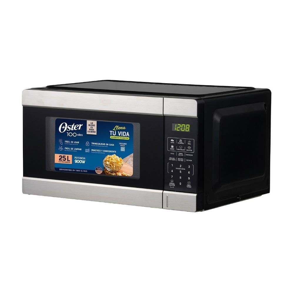 Horno Microondas Oster Pogg2303 25 litros Negro Frente Inoxidable