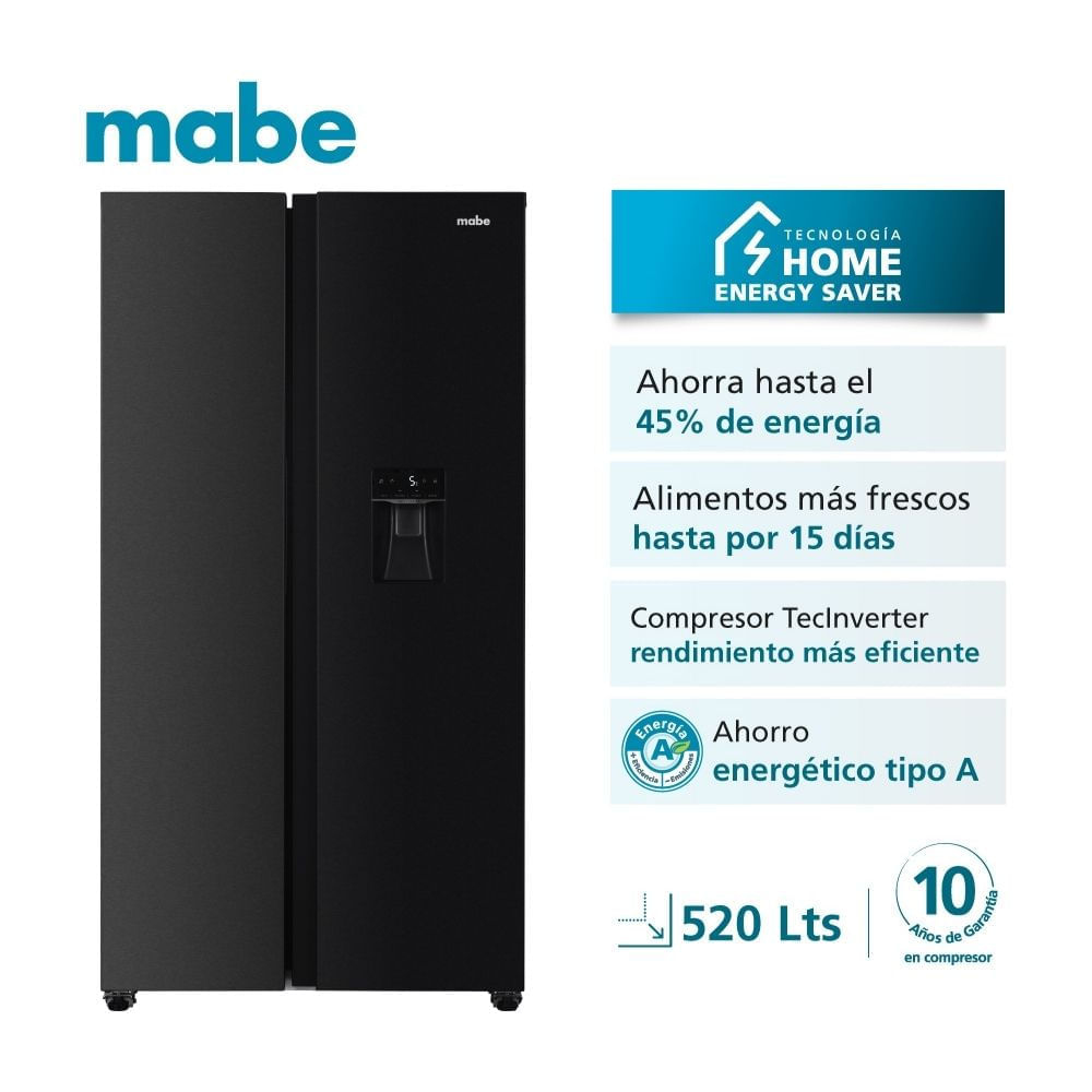 Refrigerador Side By Side No Frost 520l Mabe