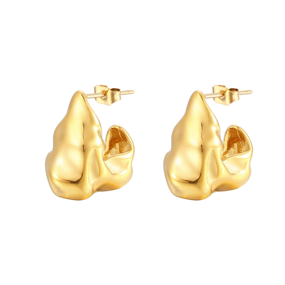 Aretes Pendientes Afrodita Modelo Eva Dorada