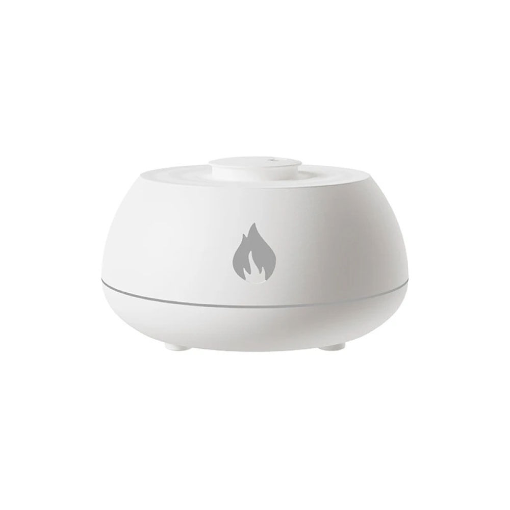 DIFUSOR MINI ULTRASÓNICO DE 130 ML GENERICO LED 7 COLORES BLANCO