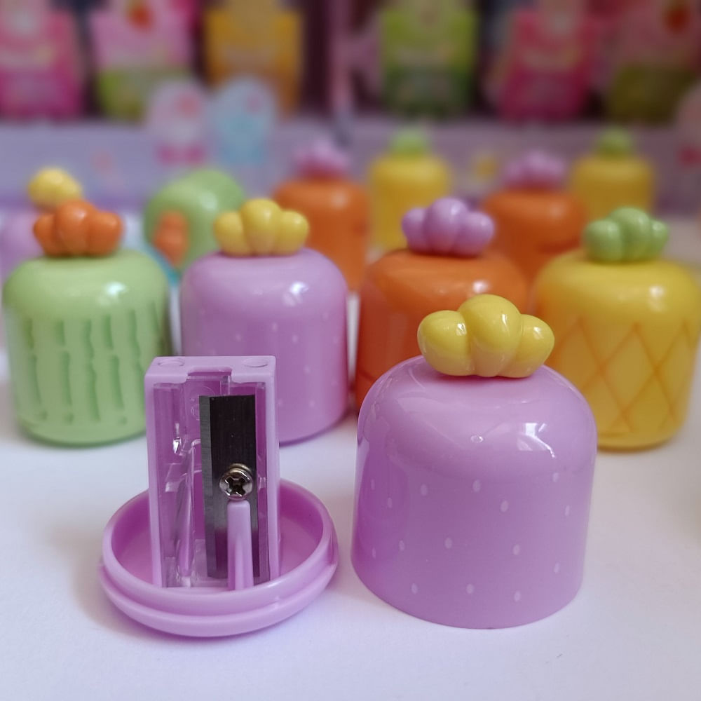 Sacapuntas de Lapices Tajadores Diseno de Frutas Set de 4