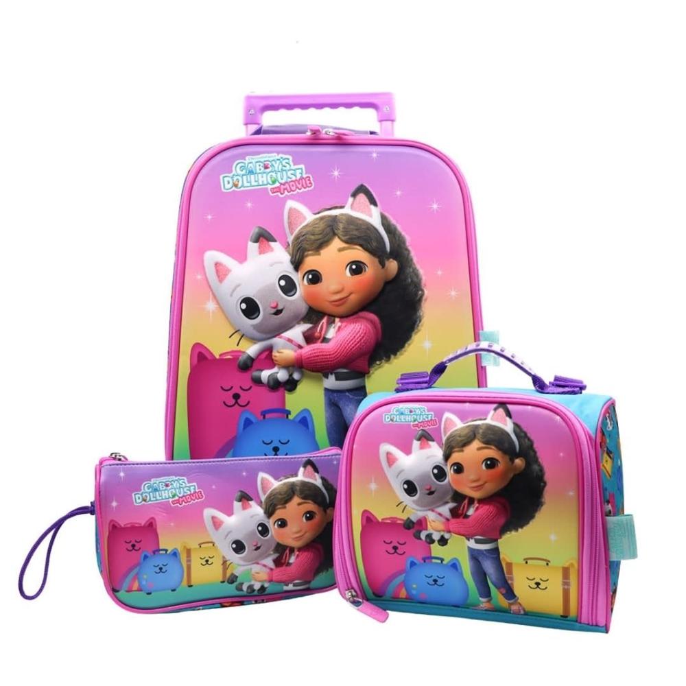 Pack Escolar Maleta Gabby Dollhouse Pandy Oficio