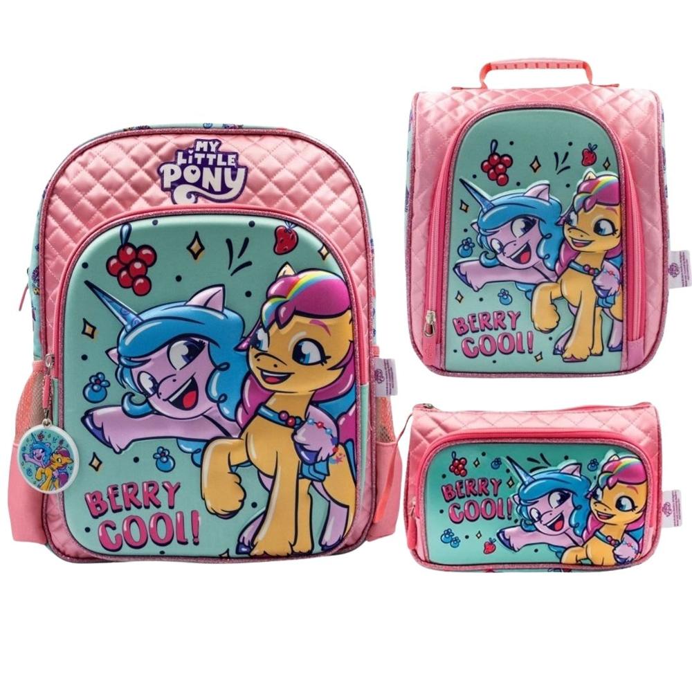 Pack Escolar Mochila My Little Pony Rosa Oficio