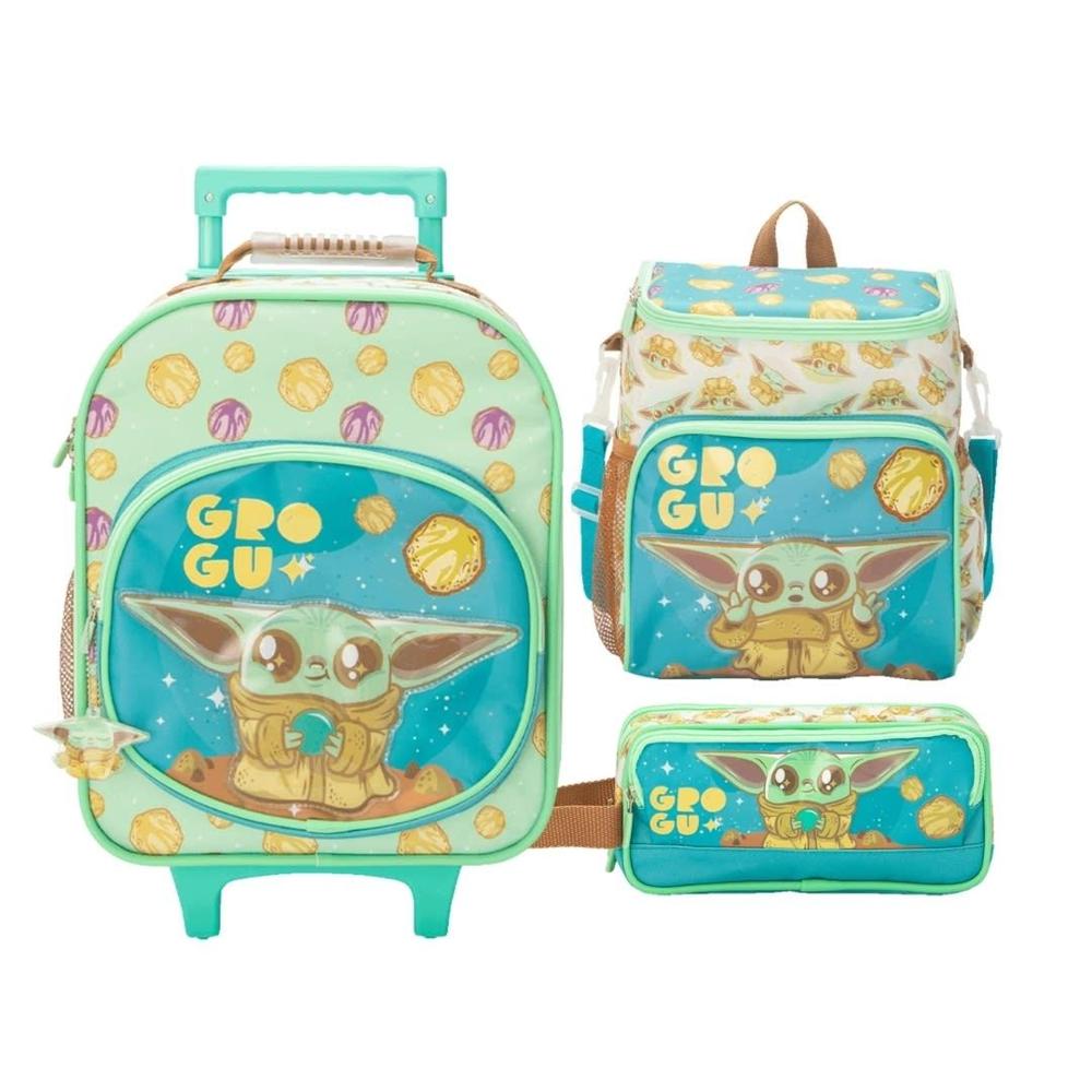 Pack Escolar Maleta Baby Yoda Star Wars Niña Nido
