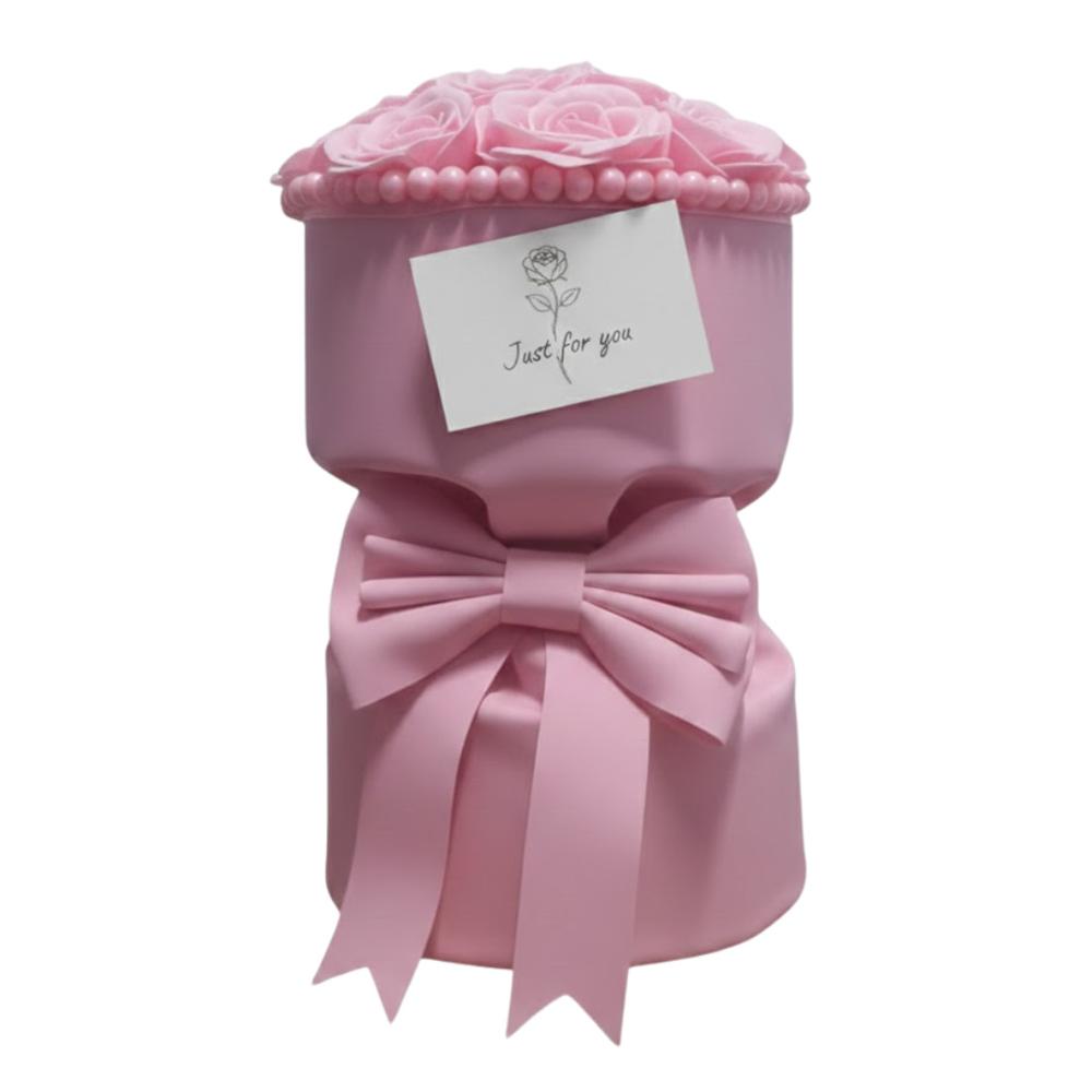 Ramo de Rosas Flores Artificiales Bouquet Regalo Perfecto para San Valentín Parejas Novios Amor