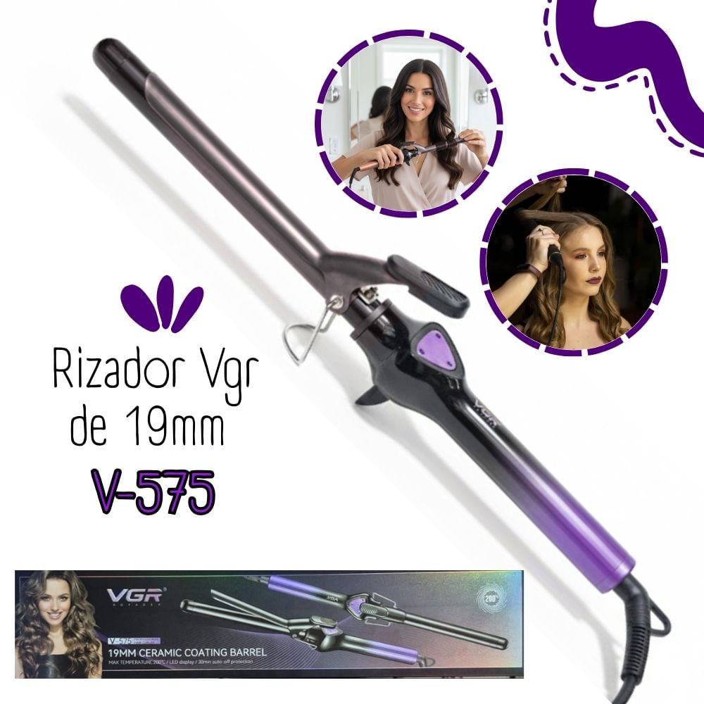 RIZADORA VGR PARA CABELLO DE 19MM V-575 - MORADO