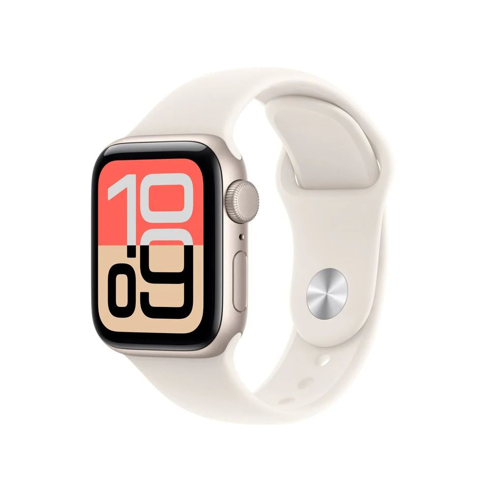 Apple Watch Se 3ra Gen Gps Caja De Aluminio De 40mm SB Blanco Estelar SM