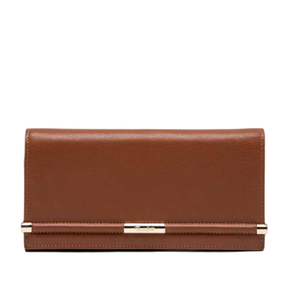 Billetera para Mujer Soft Touch Broche Renzo Costa Wpd 2526 32023 Brown Lux