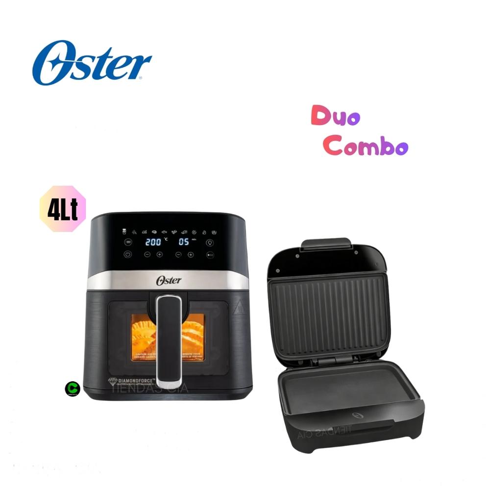 Duo Oster Freidora de Aire Digital CKSTAF40WDDF y Sandwichera CKSTSM400
