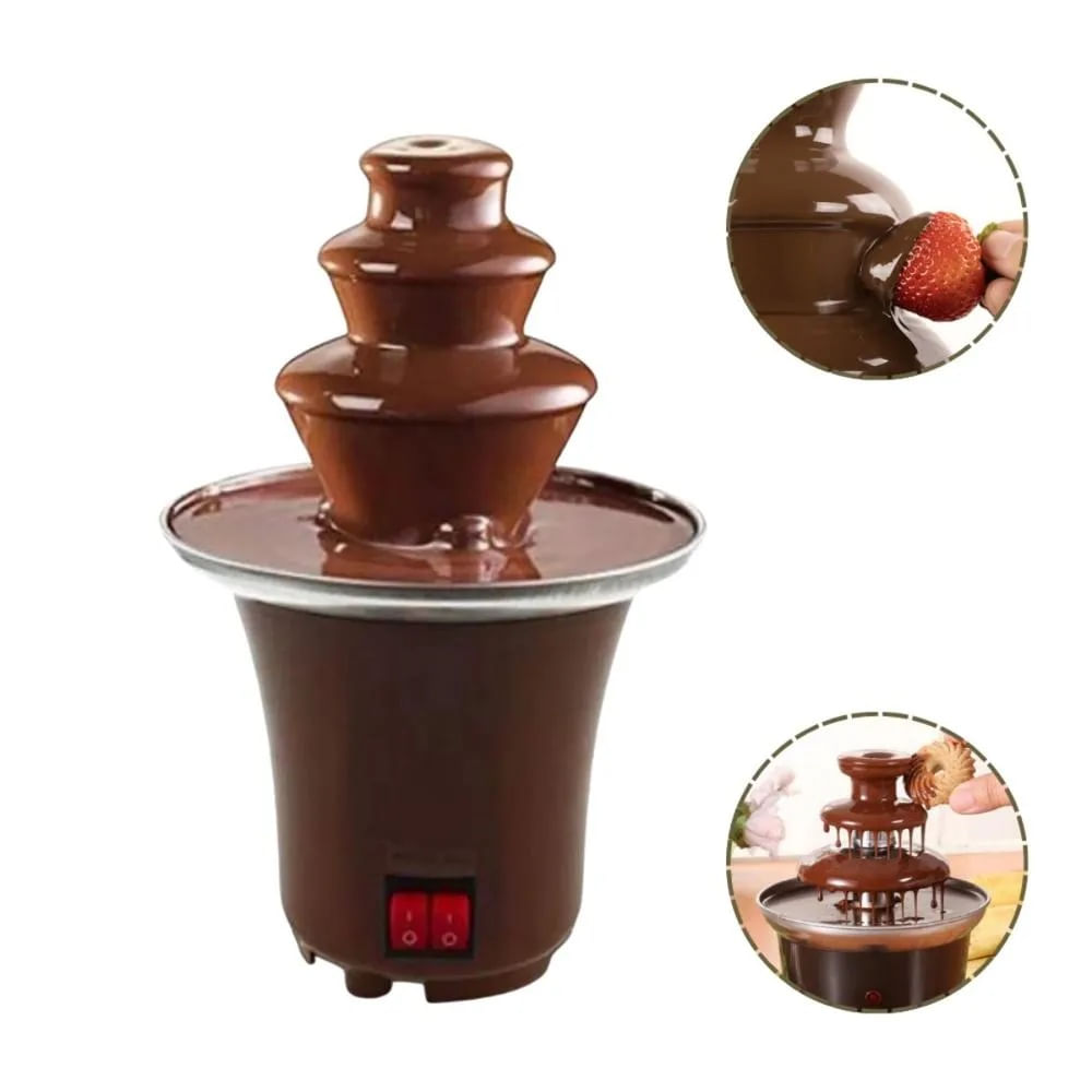 Mini Fuente de Chocolate Eléctrica 3 Pisos