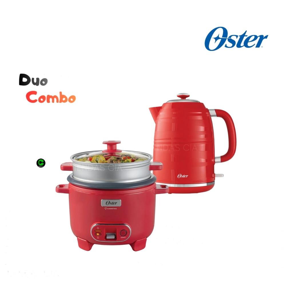 Duo Oster Olla Arrocera 1.8 L y Hervidor BVSTKT4177RD