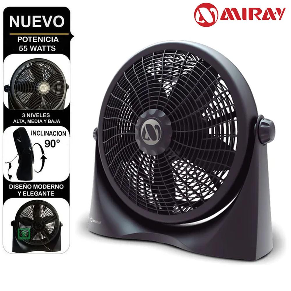 Ventilador Circulador 16 VMC-1058 Negro
