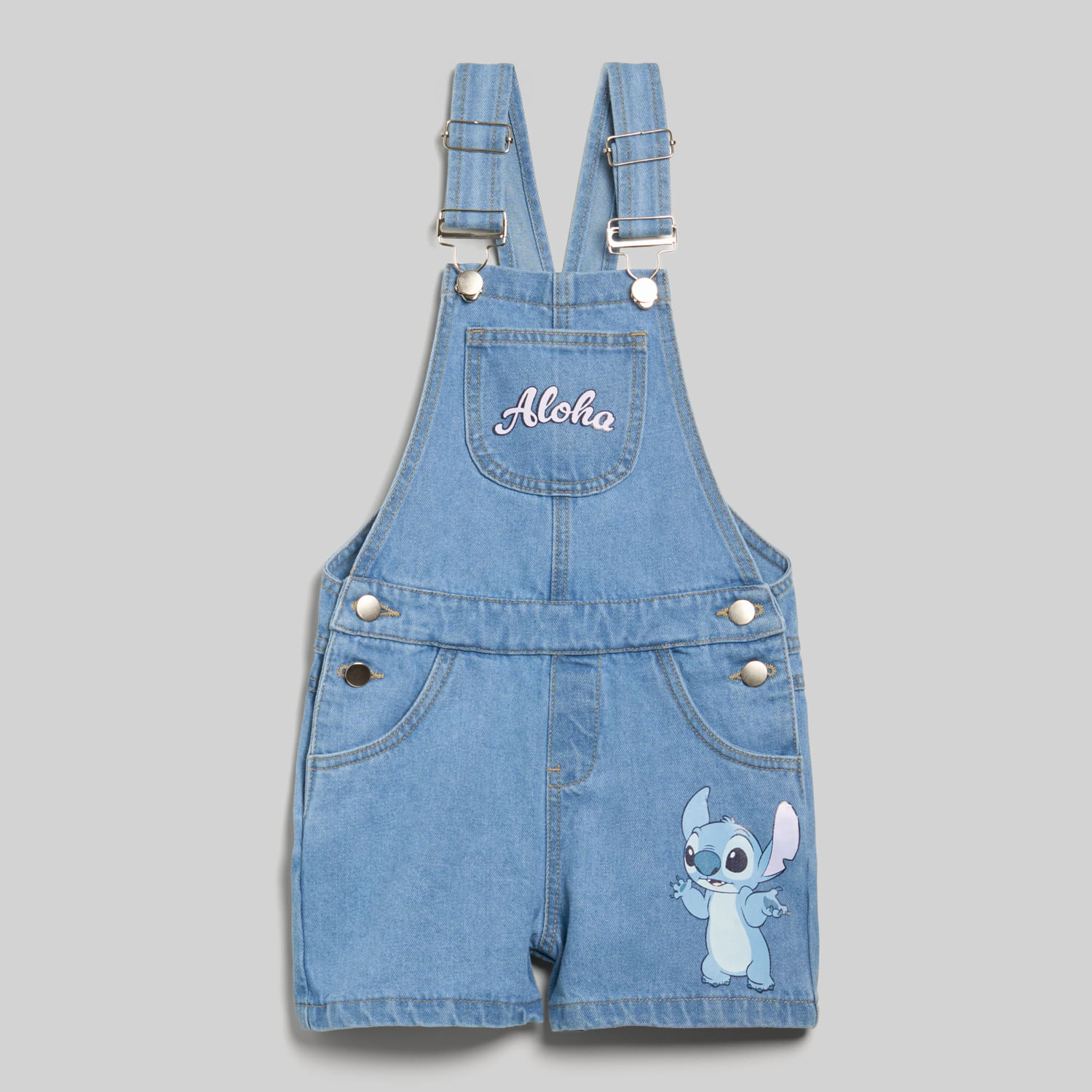 Jumper Denim Para Niña Stitch Lls-1239