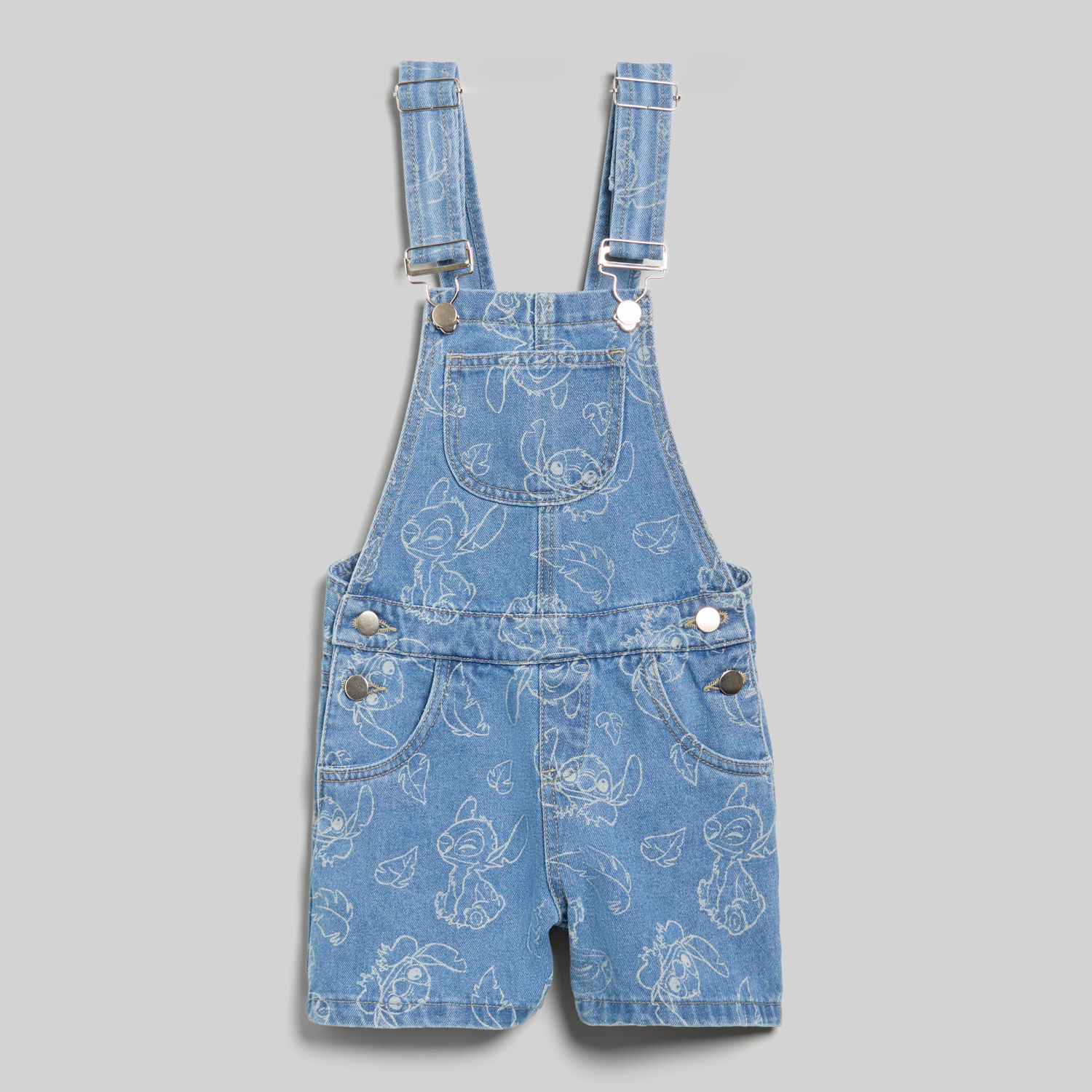 Jumper Denim Para Niña Stitch Lls-1248