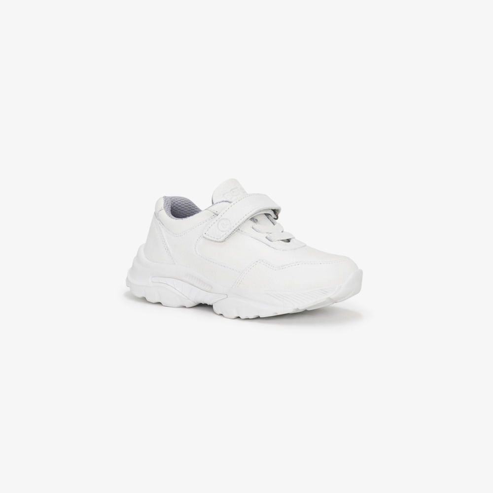 Zapatillas Escolares Cuero JA25-CG825IF BLANCO 23